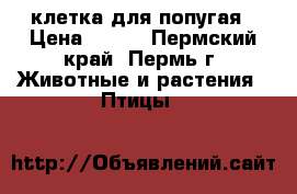 клетка для попугая › Цена ­ 500 - Пермский край, Пермь г. Животные и растения » Птицы   